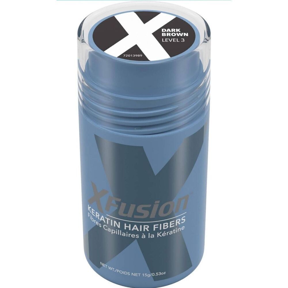 XFusion Keratin‎ Hair Fibers-Dark Brown-Economy Size